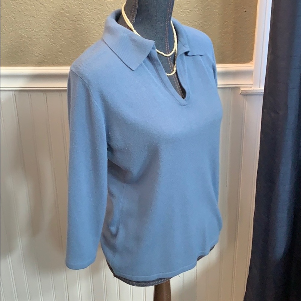 Sag Harbor 3/4 sleeve sweater.